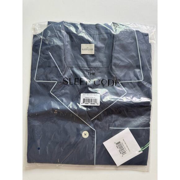 The Sleep Code Sasi Cotton Navy Pajama Set - XL - Picture 3 of 4